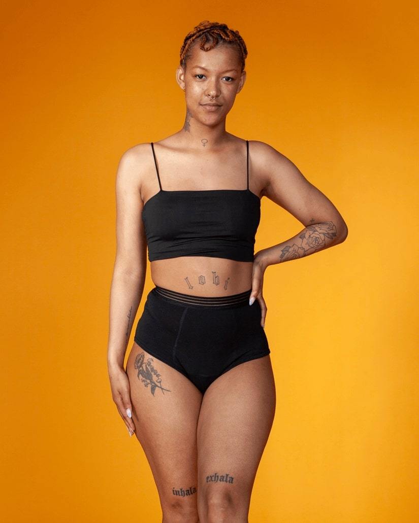 Period Underwear - Super High Waist - Heavy Flow - Plastic Free Amsterdam